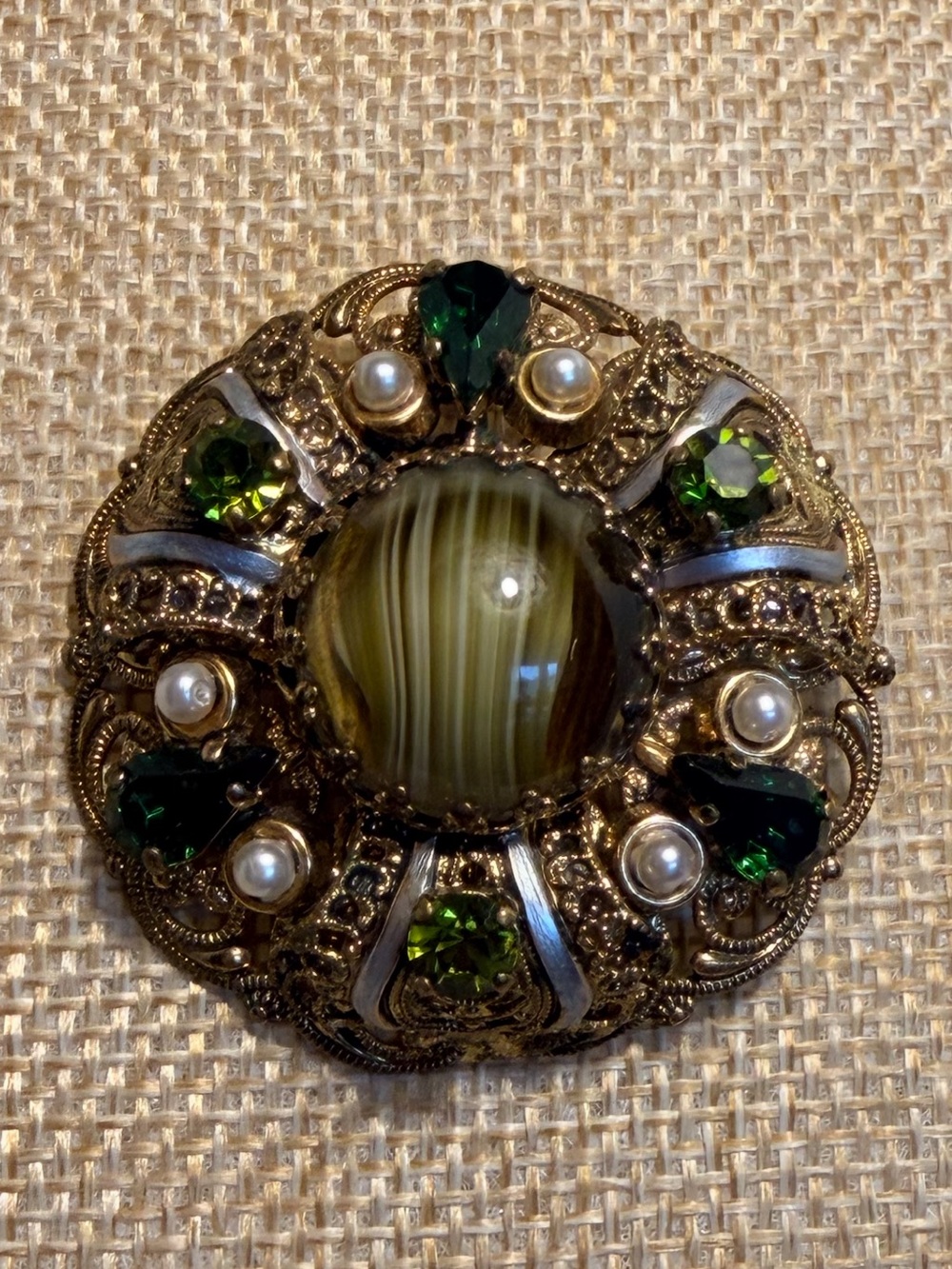 Western Germany Brooch Vintage